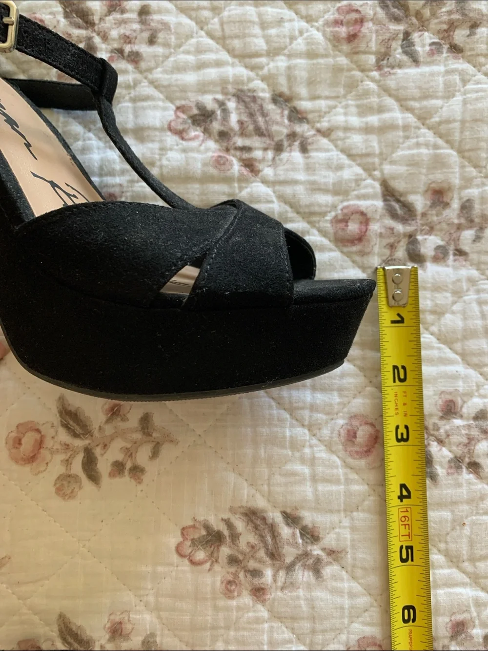 Platform T-Strap w Block Heel